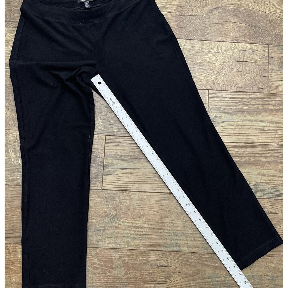 Eileen Fisher Womens Pants Size Small Black Straight Leg Pull on Ankle Length - Picture 6 of 6